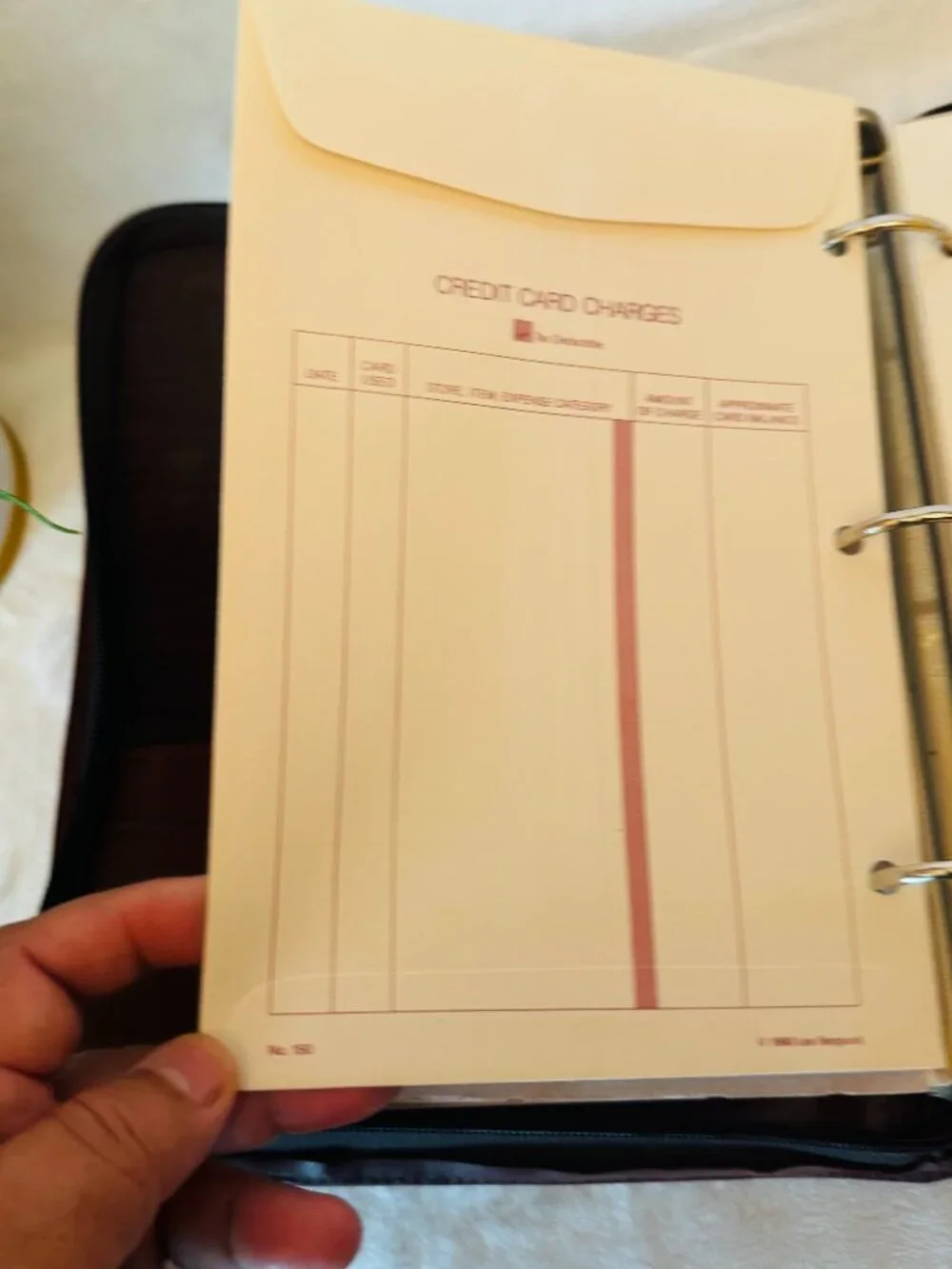 Vtg Professional Organizer Planner Red Maroon Faux Leather 3 Ring Binder YKK Zip